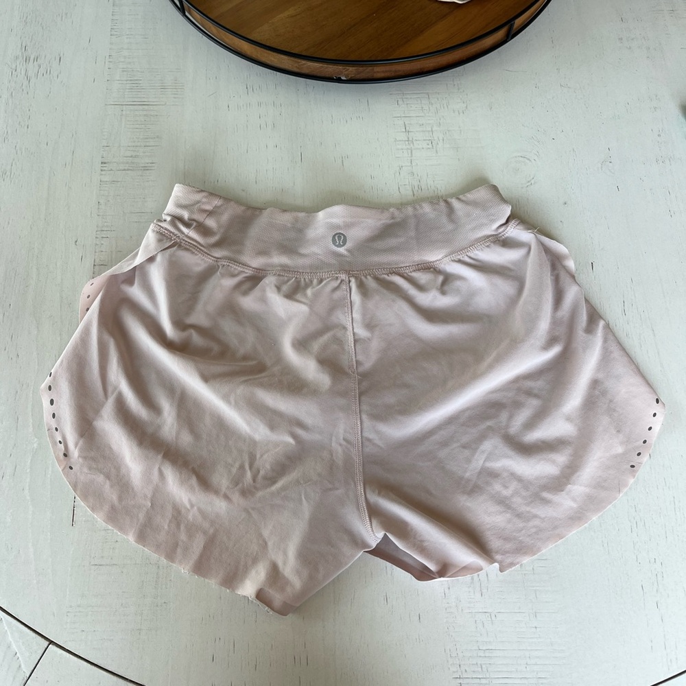Lululemon Athletica Pink Athletic Shorts Lightweight Performance